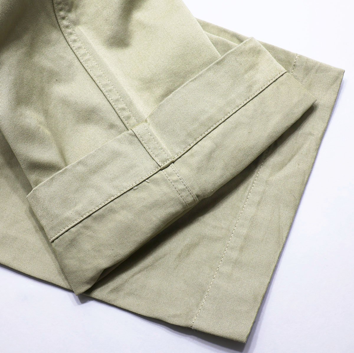 DENIME by WAREHOUSE (ドゥニーム バイ ウエアハウス) Lot 222 - CHINOS - / チノトラウザー 美品 カーキ w33 / チノパン_画像6