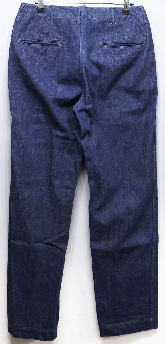 Warehouse (ウエアハウス) Lot 1082 CHINOES - INDIGO DENIM / チノトラウザー インディゴデニム 美品 w32 / チノパン_画像3