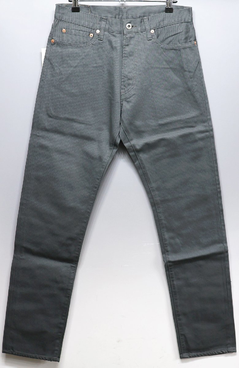 FOB FACTORY (エフオービーファクトリー) 5 POCKET PIQUE PANTS / 5ポケット ピケパンツ #F1134 未使用品 チャコール w31 / ワークパンツ_画像2