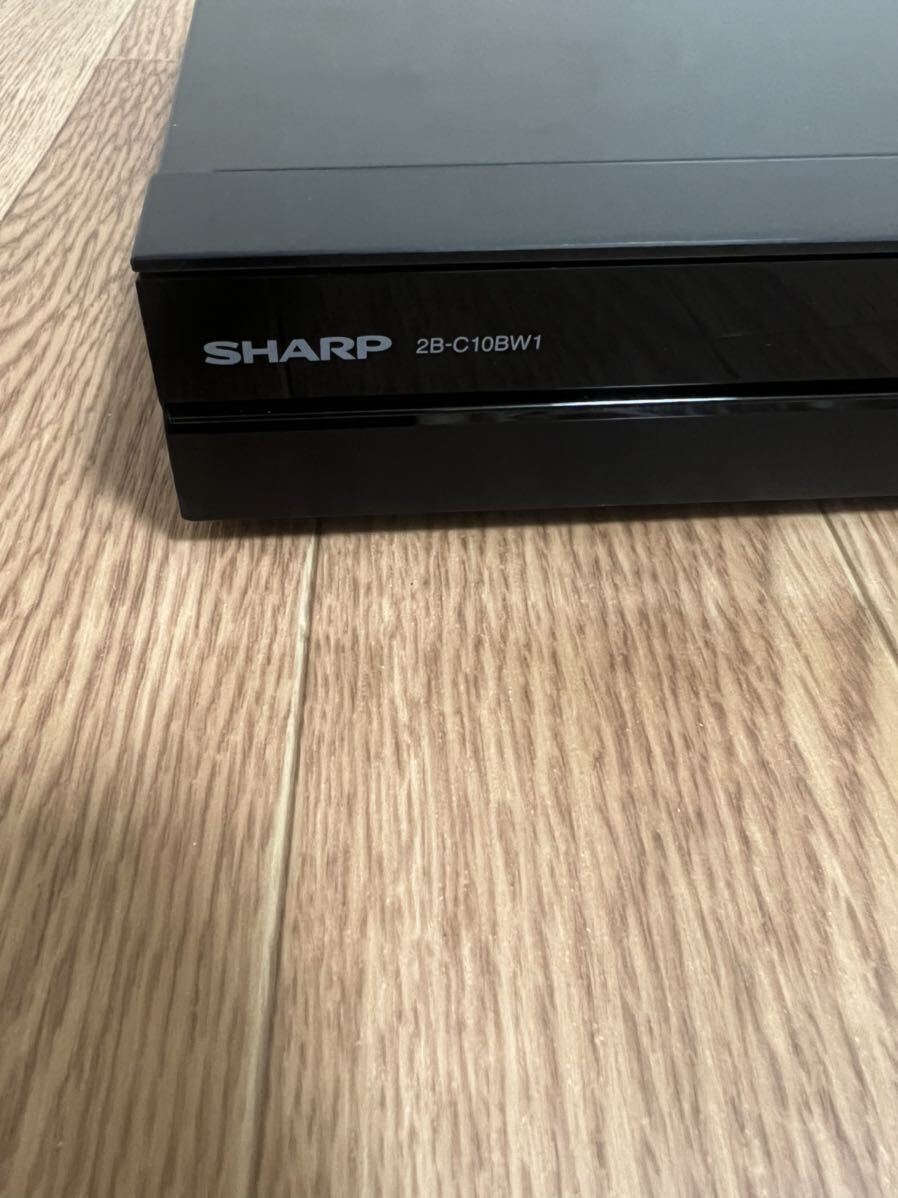  ★ SHARP [シャープ ] AQUOS 2B-C10BW1 ブルーレイディスクレコーダー【動作確認】_画像3