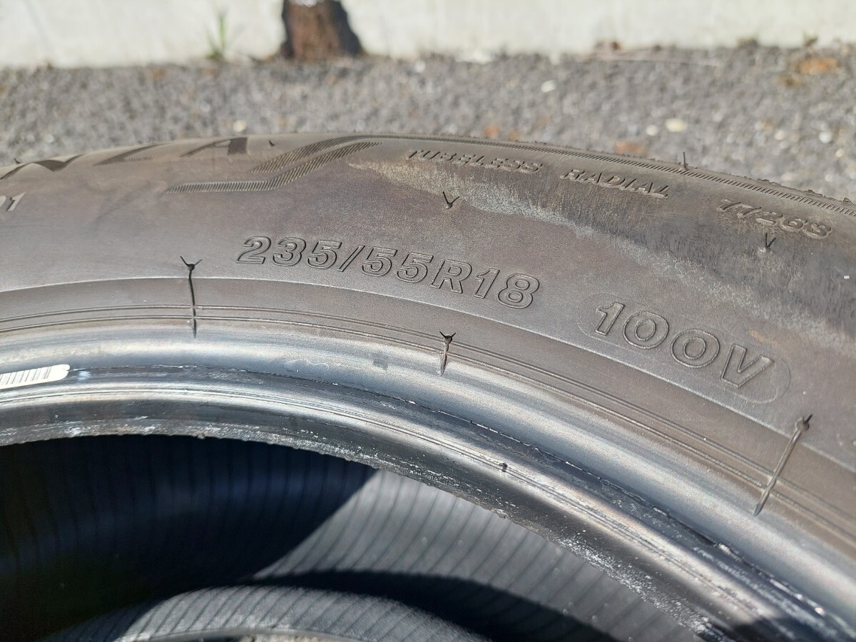 バリ溝！手渡し可！パンク歴無し！235/55R18　BRIDGESTONE　ブリヂストン　ALENZA　アレンザ　_画像3