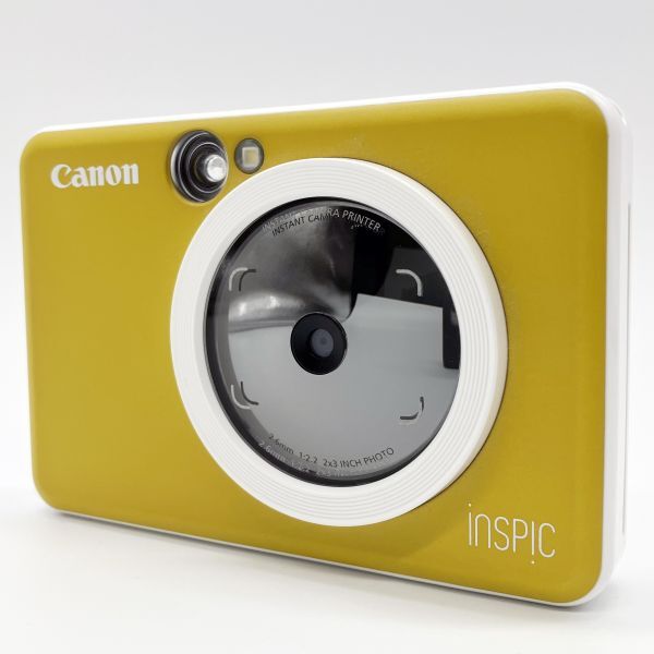■元箱、専用紙付きのほぼ新品 CANON キャノン インスタントカメラプリンター iNSPiC ZV-223 グリーン_画像2