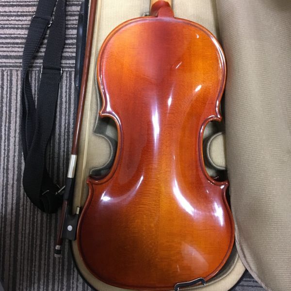 N116 suzuki 鈴木楽器 No.230 size 4/4 Anno 2007 Established 1887 in Nagoya バイオリン 4弦 弦楽器 弓/セミハードケース付き S2-1042467の画像5