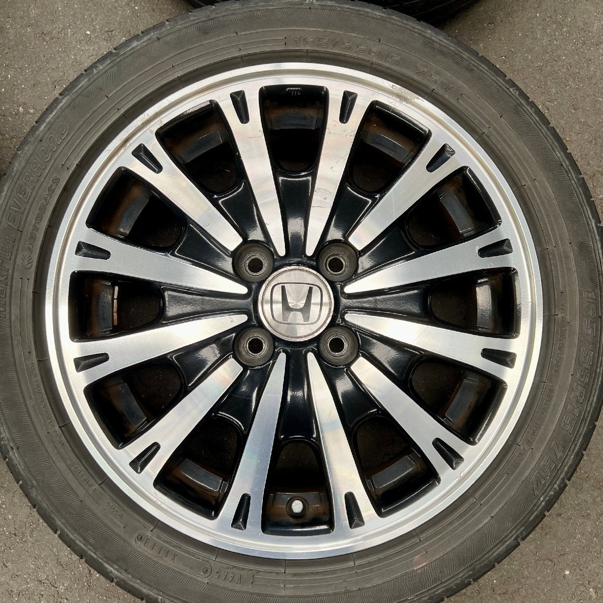 【N-BOX】4本 純正 165/55R15 タイヤホイールセット 夏 タイヤ Yahoo!オークション - タイヤ付き純正ホイール4本セット N-BOX