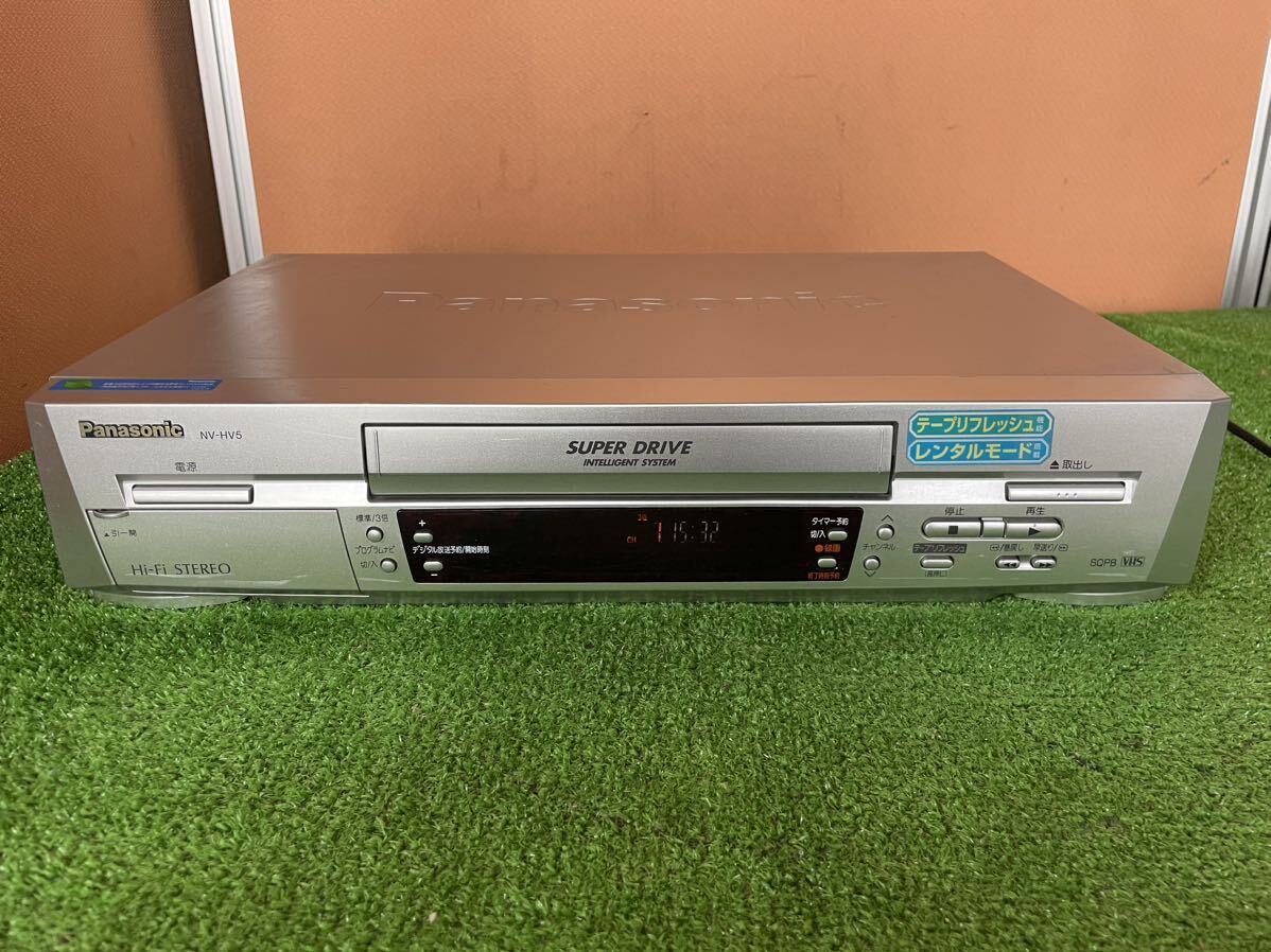  Panasonic Panasonic VHS видеодека NV-HV5 01 год производства электризация проверка только Junk 