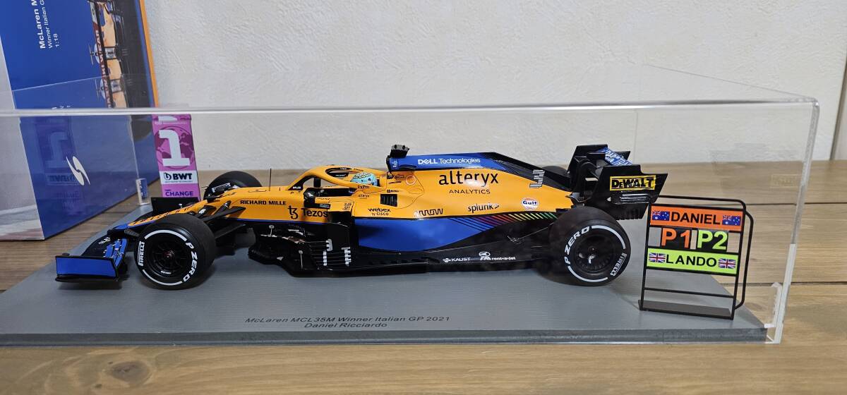 スパーク spark 1/18 McLaren mcl35m イタリアンGP ウィナー D スパーク spark 1/18 McLaren mcl35m イタリアンGP ウィナー D
