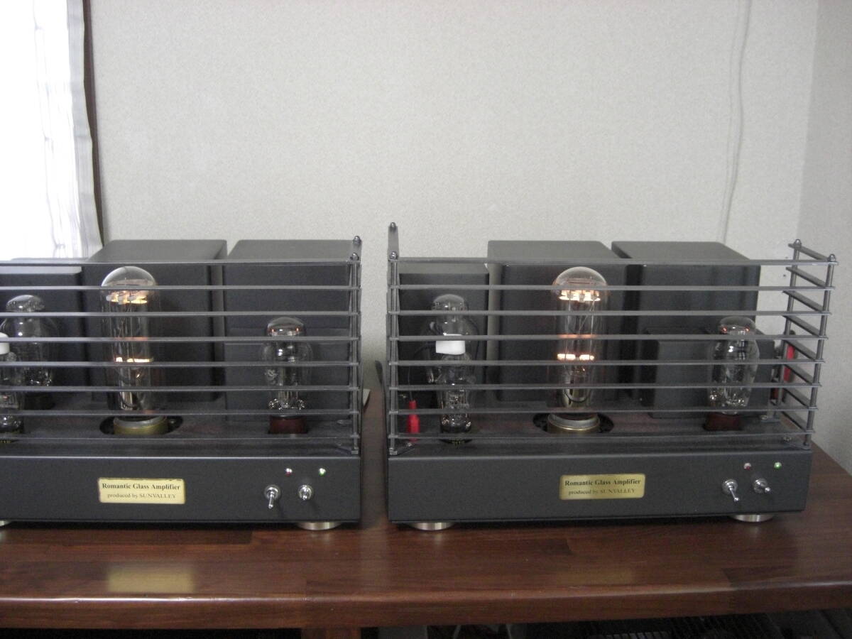サンバレーSV-38T ３００Bドライブ８４５シングル モノラルアンプ２台 完動品の画像10
