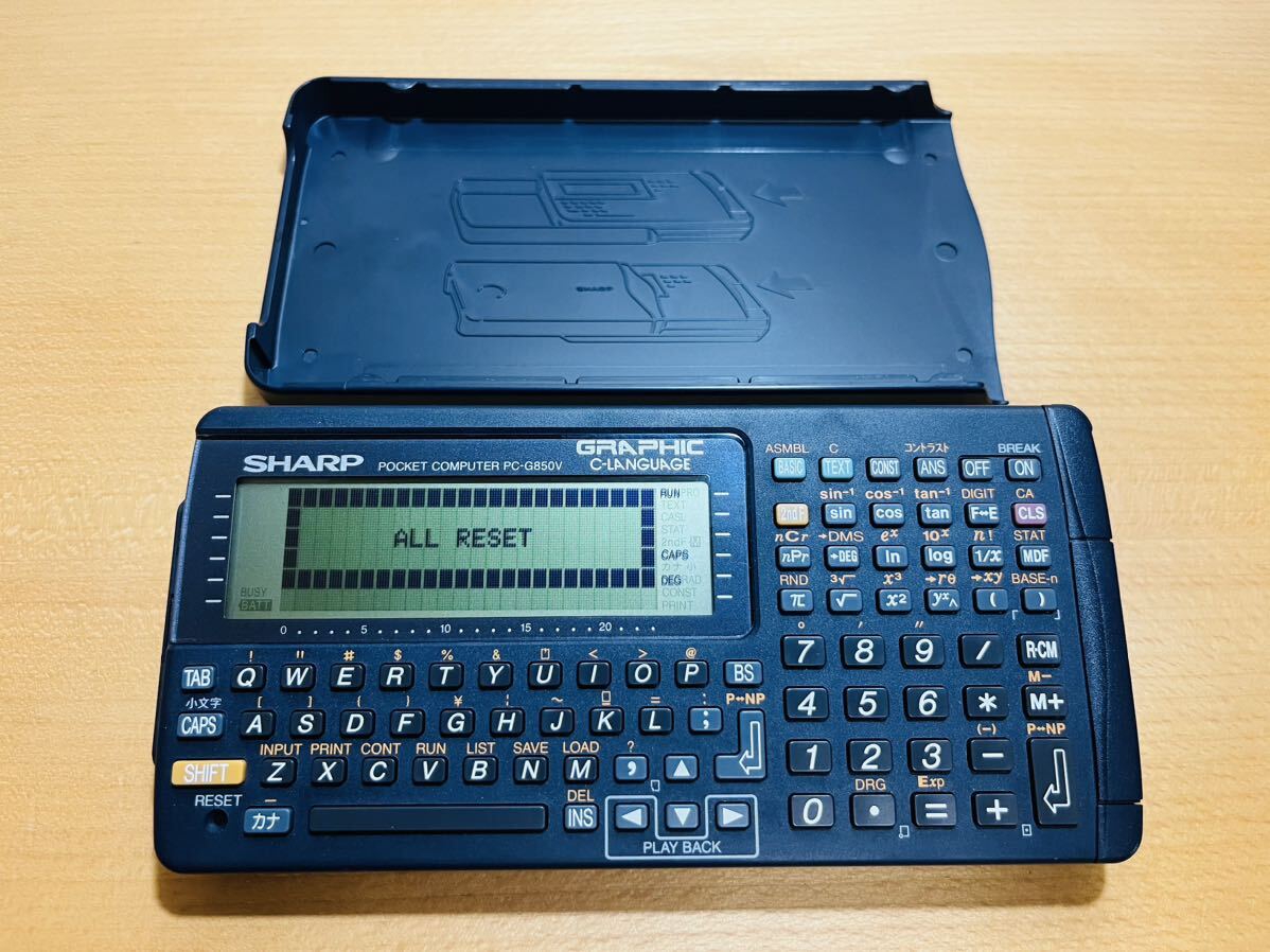 【美品/動作品/箱付】シャープ ポケットコンピュータ PC-G850Vの画像2