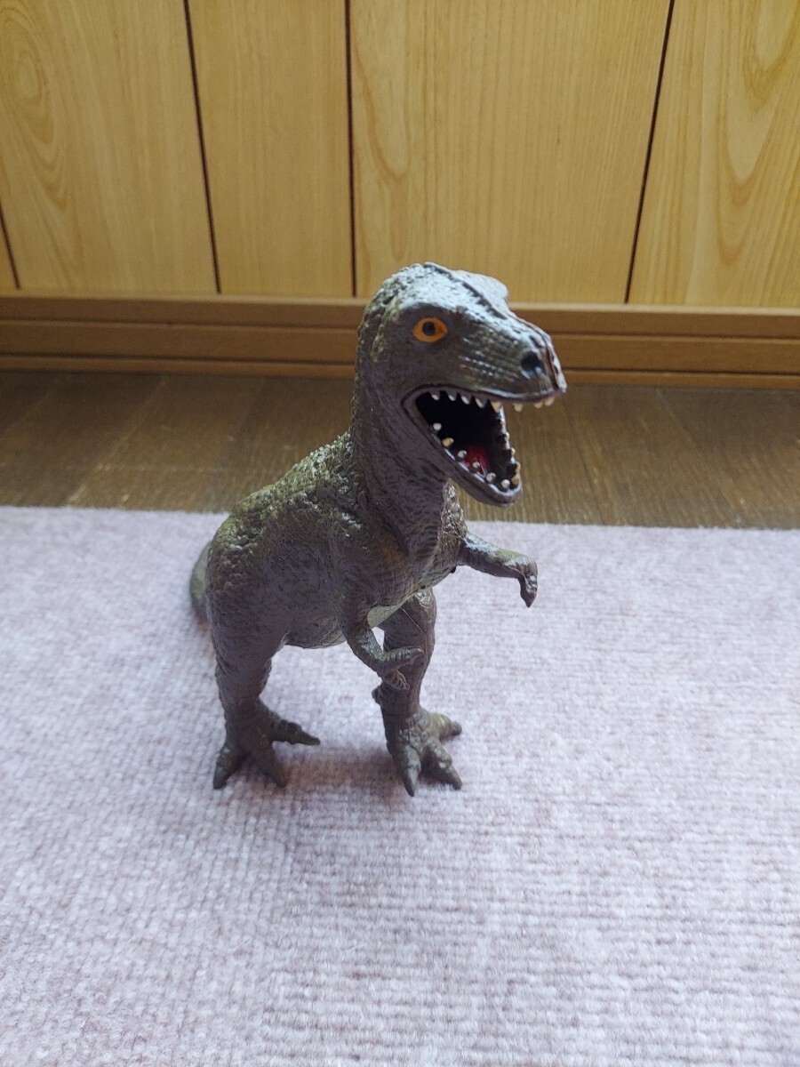 恐竜ゴム人形フィギュア3体　1978年トミー製　ティラノサウルス、プテラノドン、フタバスズキリュウ　昭和の玩具