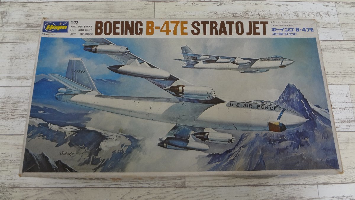 072B 戦闘機系プラモデルまとめ Hasegawa ボーイングB-47E F-14Aトムキャット（ハイビジ）　三菱J2M3局地戦闘機電雷21型なかよし【中古】_画像2
