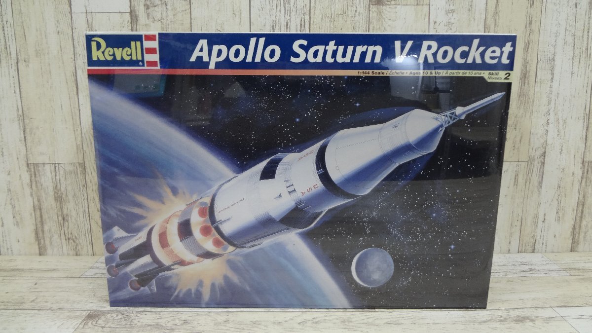 072C 宇宙関係プラモまとめ Revell Apollo Saturn V Rocket AIRFIX LUNAR MODULE など ロケット スペースシャトル ルナモジュール【中古】_画像2