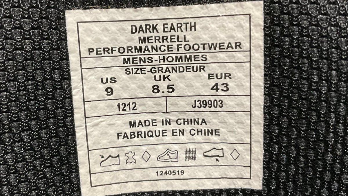 153B MERRELLmereruGORE-TEX Gore-Tex обувь [ б/у ]