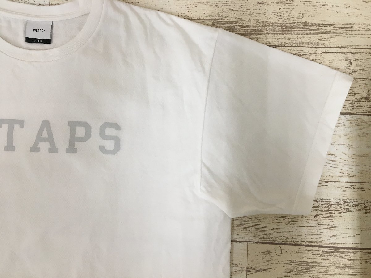 128AH WTAPS 23ss COLLEGE SS ダブルタップス Tee【中古】_画像7