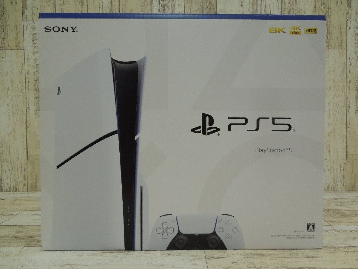 052B PlayStation 5 slimモデル CFI-2000A01 1TB ホワイト【中古】_画像1