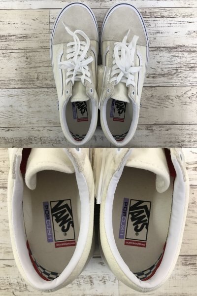 149B VANS Skate Old Skool VNOA5FCBOFW バンズ オールドスクール スニーカー【中古】_画像4