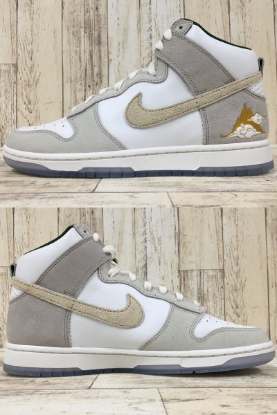 148B NIKE DUNK HI PRM Gold Mountain FD0776-100 ナイキ ダンクハイ【未使用】の画像3