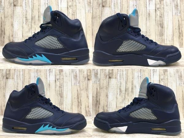 148B NIKE AIR JORDAN 5 RETRO PRE-GRAPE 136027-405 ナイキ エアジョーダン【中古】の画像3