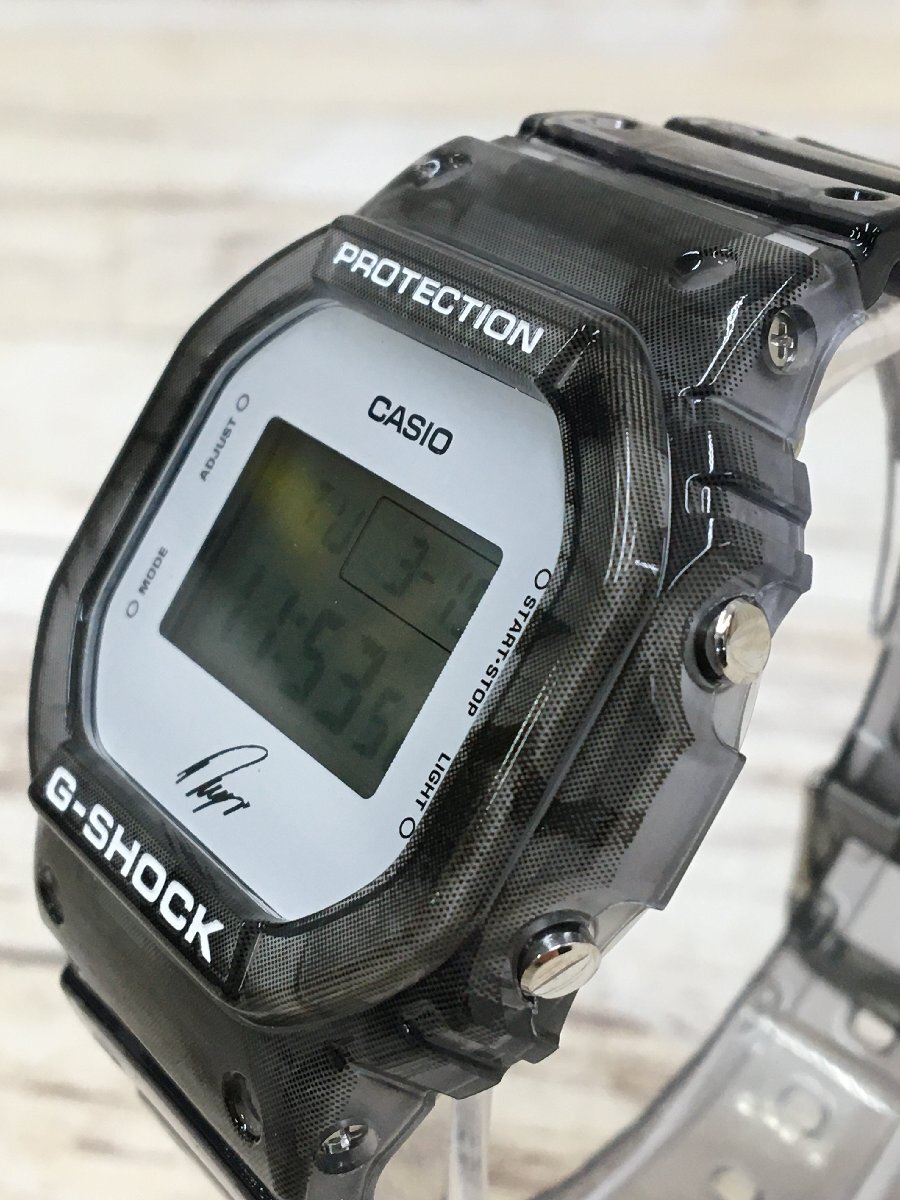 159A CASIO G-SHOCK 石川遼 シグネーチャ―モデル DW-5600RI22-1JR カシオ ジーショック 時計【中古】の画像5