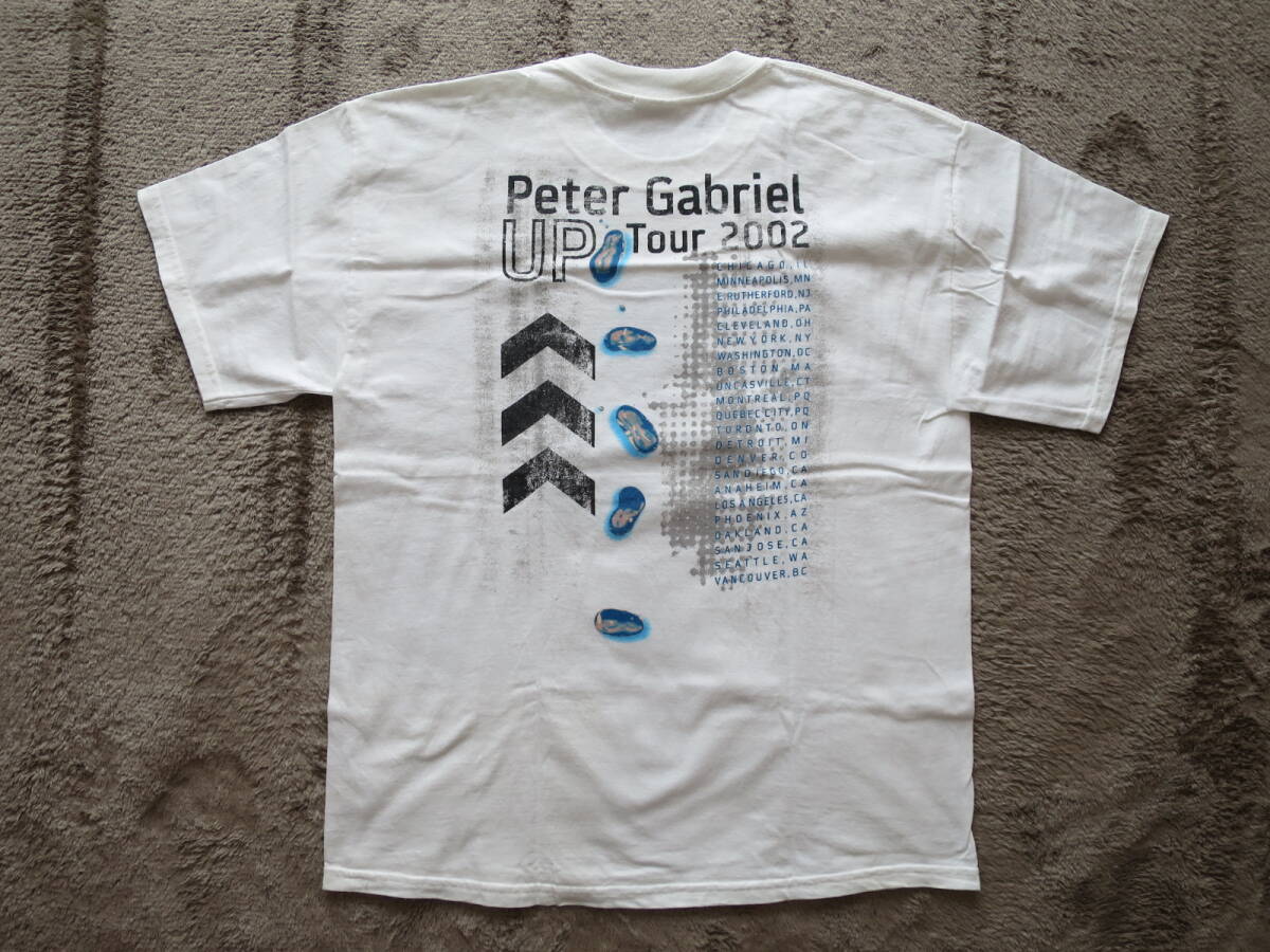 [ не использовался ][ футболка ]Peter Gabriel, Peter *gei желтохвост L,01