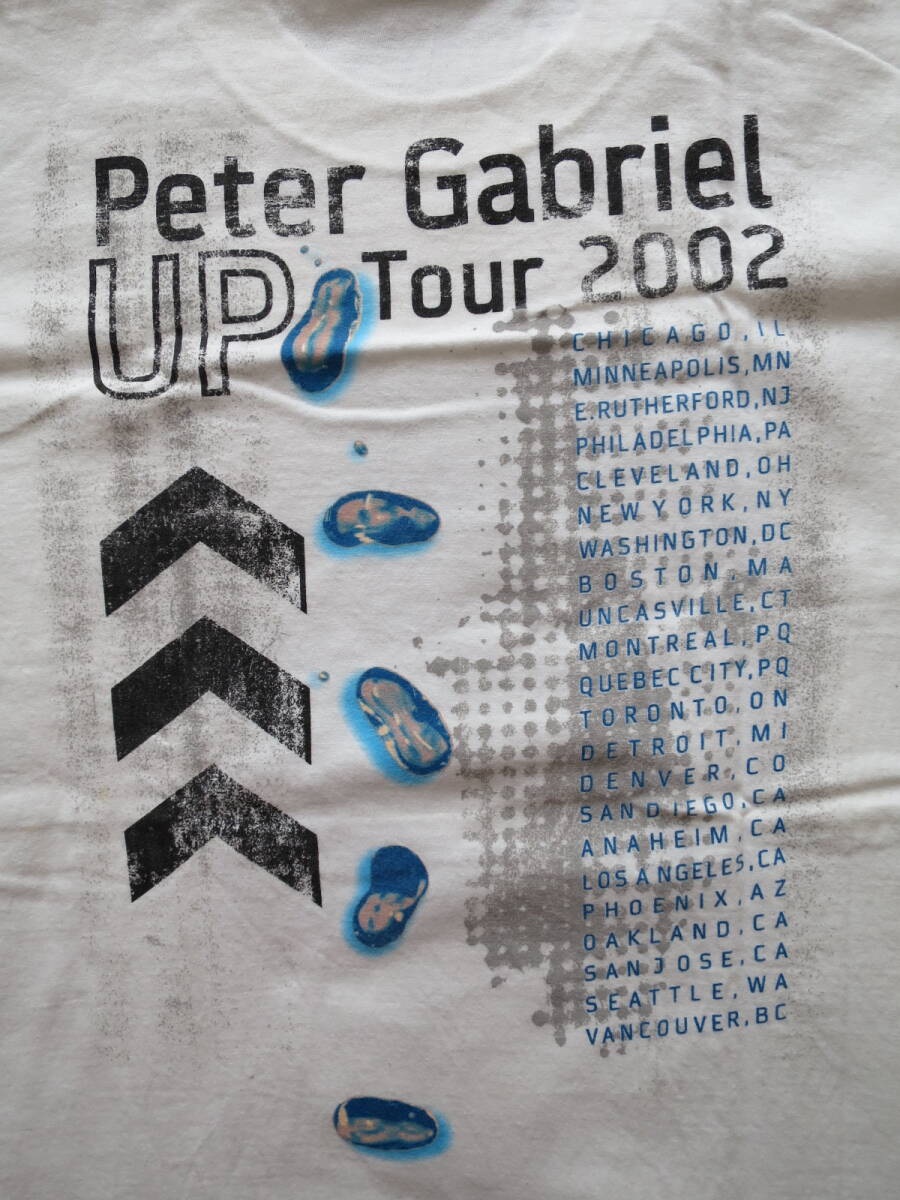 [ не использовался ][ футболка ]Peter Gabriel, Peter *gei желтохвост L,01