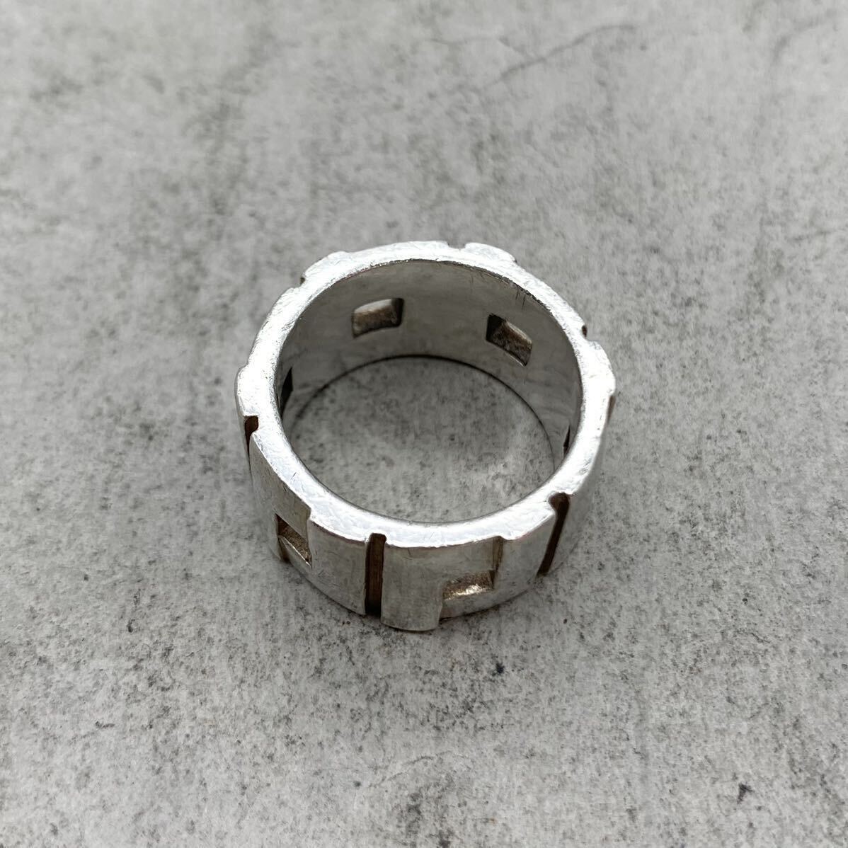 FN11747V【1000円スタート!!】GUCCI グッチ SILVER 925 約 18号 指輪 リング アクセサリー 【早い者勝ち!!】 _画像4