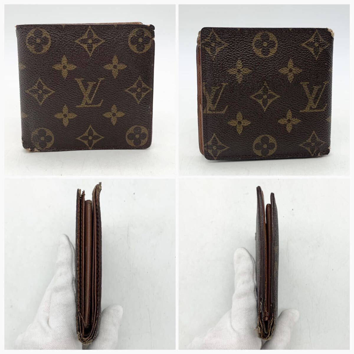 FN11751V【1000円スタート!!】LOUIS VUITTON ルイヴィトン モノグラム ダミエ 財布 コインケース 小銭入れ ３点セット_画像3