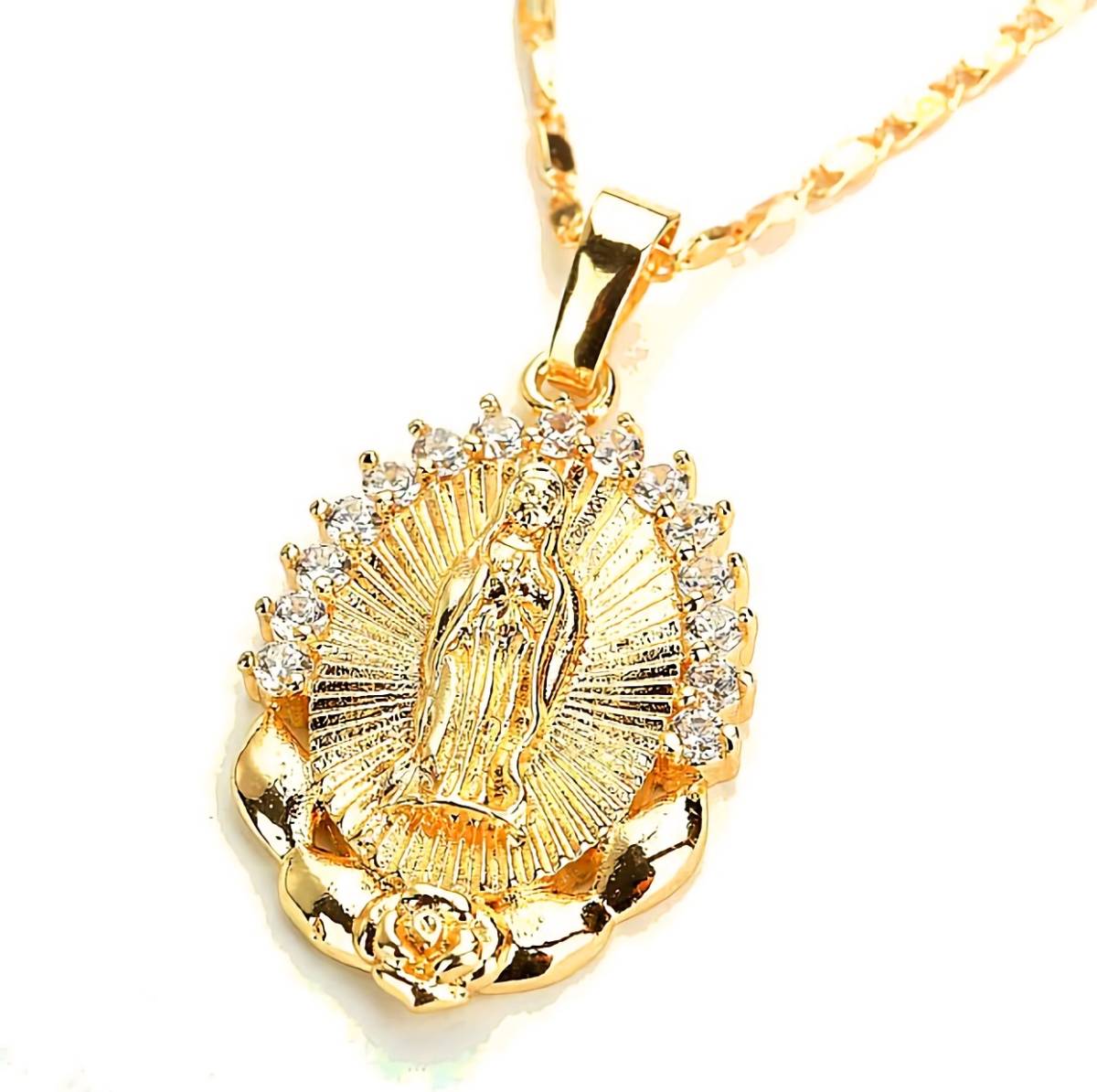  new goods 1 jpy ~* free shipping * yellow gold coin Mali a.. image diamond K18GF Gold necklace birthday present faith travel consecutive holidays summer festival flower fire gift domestic sending 