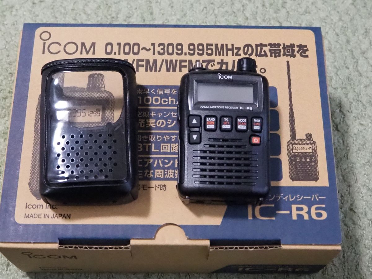 アイコム IC-R6  中古 保障残あり 受信機の画像1