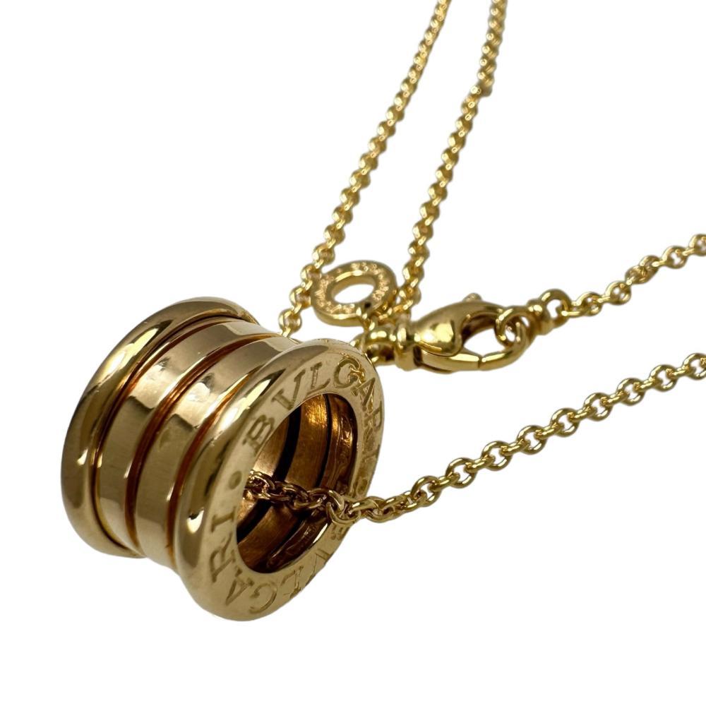 印象のデザイン ネックレス BVLGARI/ブルガリ B-ZERO1 レディース 41cm 11.8g K18YGイエローゴールド ネックレス