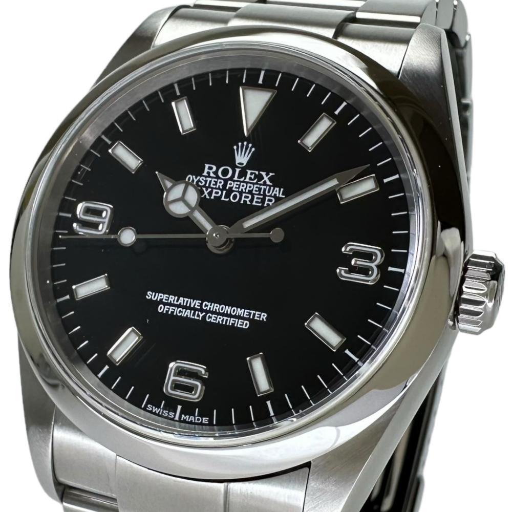 ROLEX エクスプローラー1/エクスプローラーI 114270 ギャラ/保証書付　P番 腕時計 ステンレス 自動巻 2000年頃 メンズ
