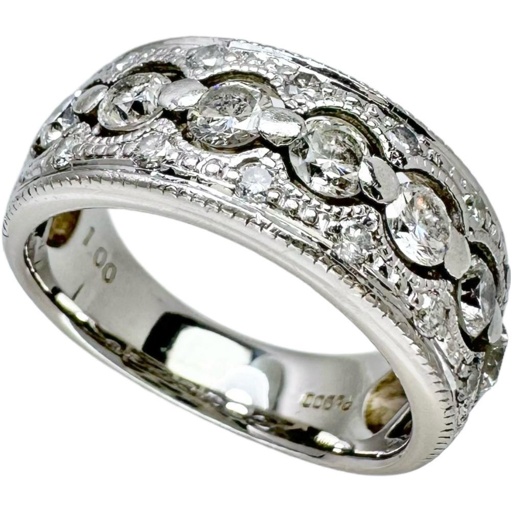 全ての リング・指輪 1.00ct ダイヤモンド 11.5号 Pt900プラチナ レディース 8.4g プラチナ台