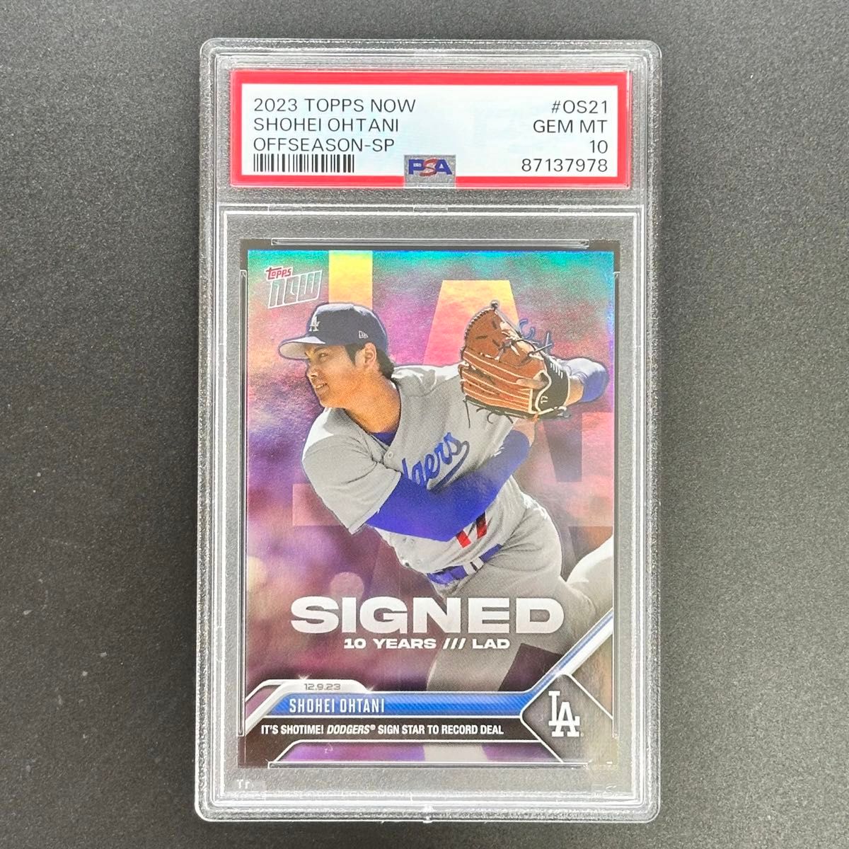 サイトでお買い PSA10 2枚セット topps now #OS-21 #161 大谷翔平