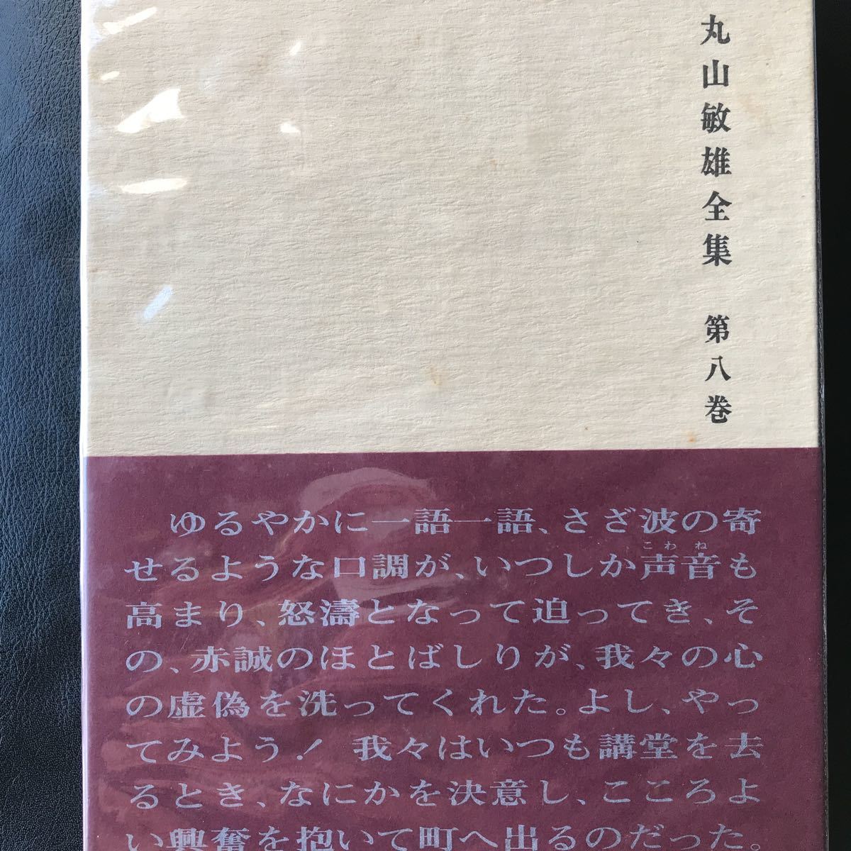 丸山敏雄全集 倫理研究所 共箱 配本 帯 第八巻