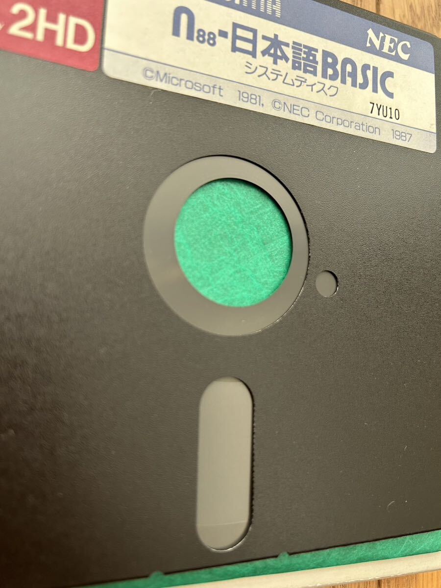 【動作未確認】NEC PC-8801MA 5インチFD n88-BASICシステムディスク / n88-日本国BASICシステムディスク_画像4