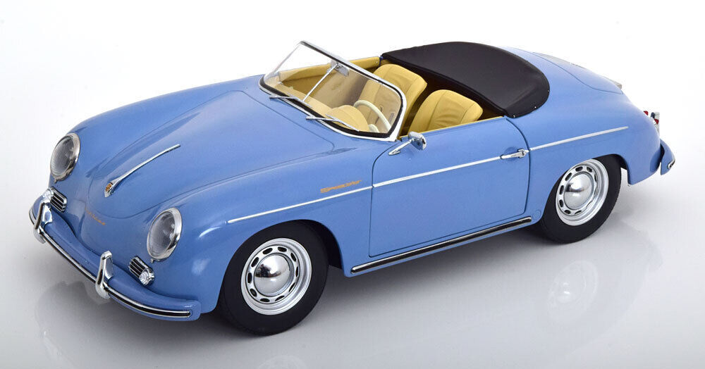 KK-Scale 1/12 ポルシェ 356 A スピードスター 1955 ライトブルー Porsche Speedster ミニカー KKDC120095