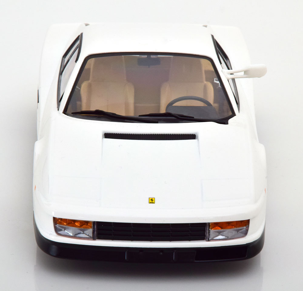 KK-Scale 1/18 フェラーリ テスタロッサ 1984 ホワイト US仕様 マイアミバイス Ferrari Testarossa Monospecchio white US-Versionの画像4
