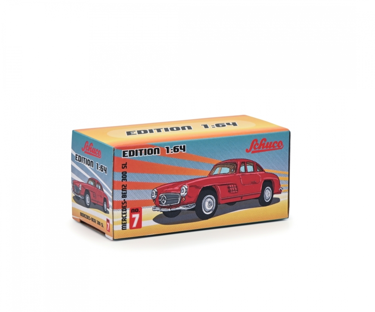  Schuco 1/64 paper box edition Mercedes Benz 300 SL Schuco Paper Box Edition MERCEDES BENZ 300 SL