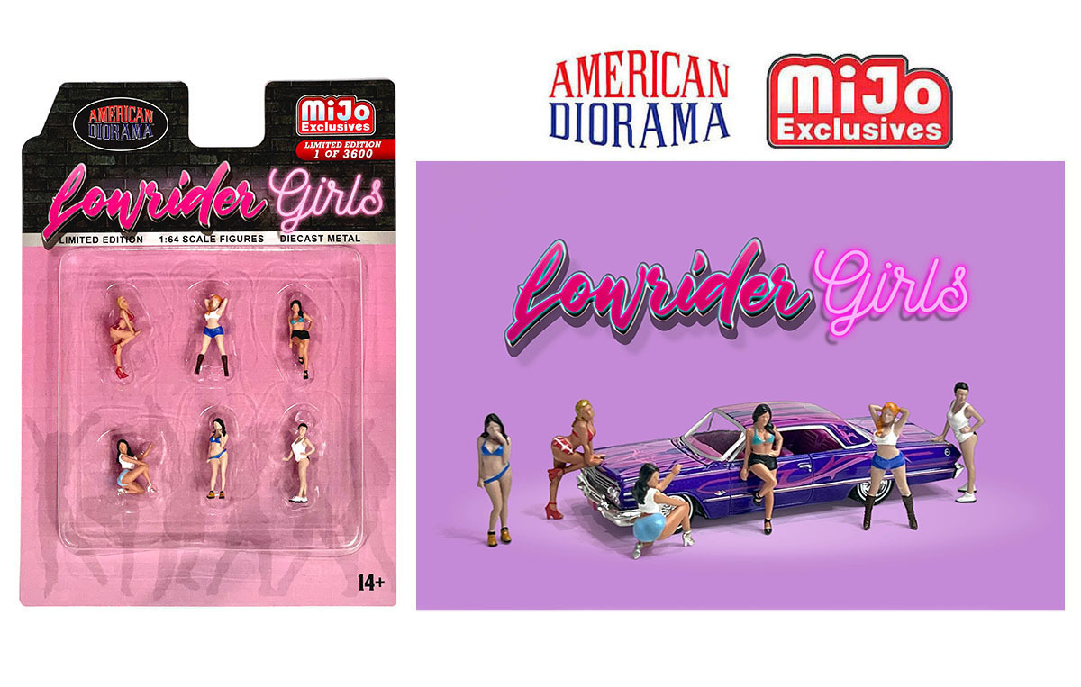 アメリカン ジオラマ 1/64 フィギア ローライダー ガールズ American Diorama Figure Lowrider Girls フィギュアの画像3