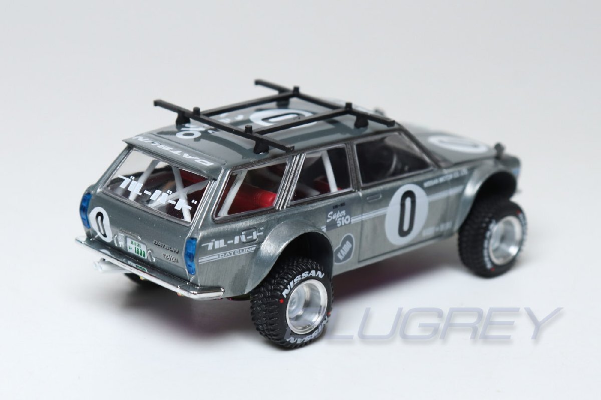 【レア！チェイス】Kaido House x Mini GT 1/64 ダットサン DATSUN KAIDO 510 ワゴン 4x4 ウィンター ホリデー KHMG092_画像4