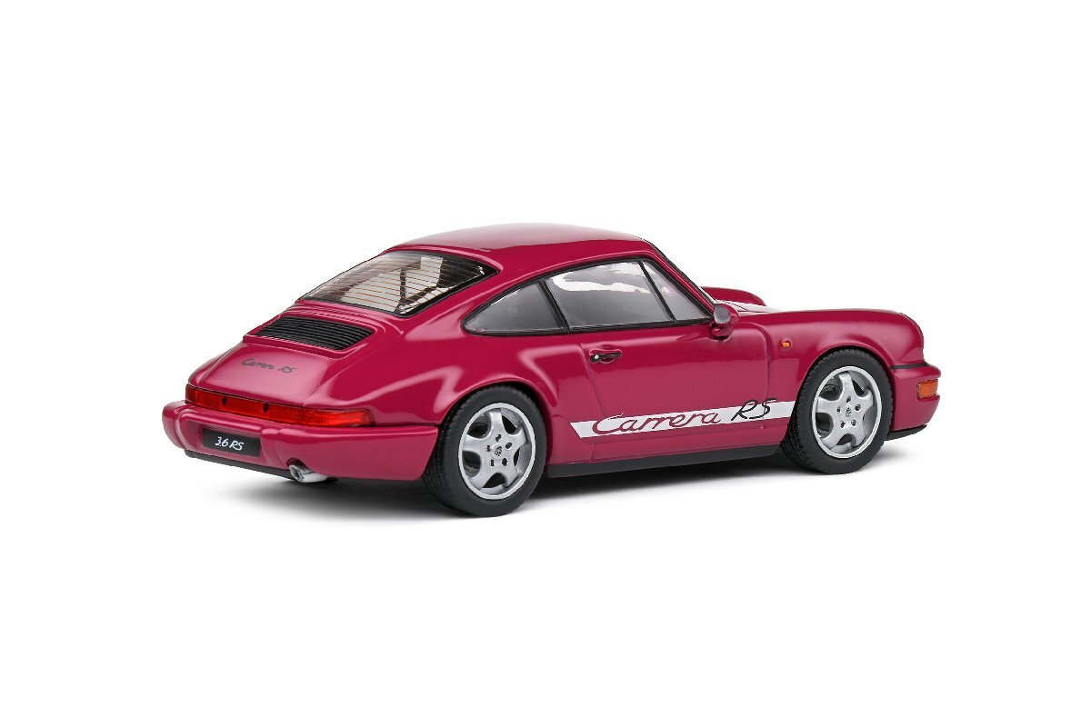 ソリド 1/43 ポルシェ 911 (964) カレラ RS 1992 ルビースターレッド SOLIDO PORSCHE Carrera ミニカーの画像4