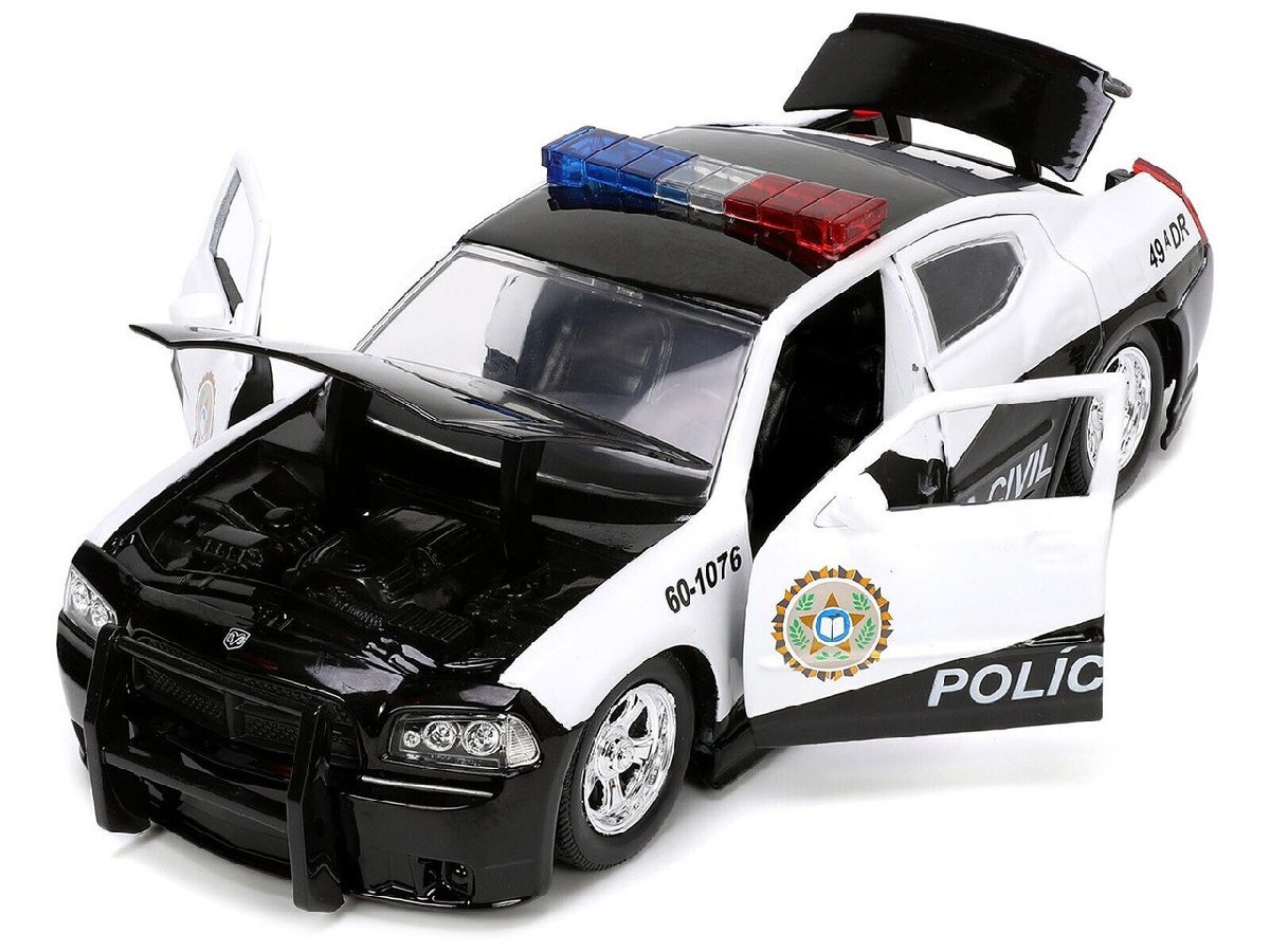 JADA TOYS 1/24 ワイルドスピード ダッジ チャージャー ポリスカー 2006 F&F Dodge Charger Police 33665_画像5