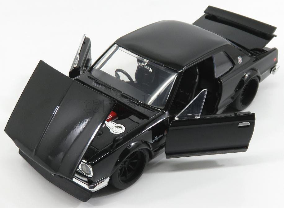 JADA TOYS 1/24 ワイルドスピード 日産 スカイライン 2000 GT-R 1971 ブラック ブライアン FAST AND THE FURIOUS NISSAN 99686_画像4