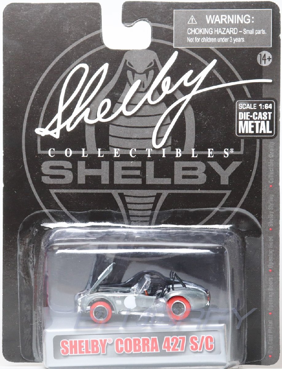 Shelby Collectibles 1/64she ruby Cobra 427 S/C gray she ruby collectibles Cobra minicar 