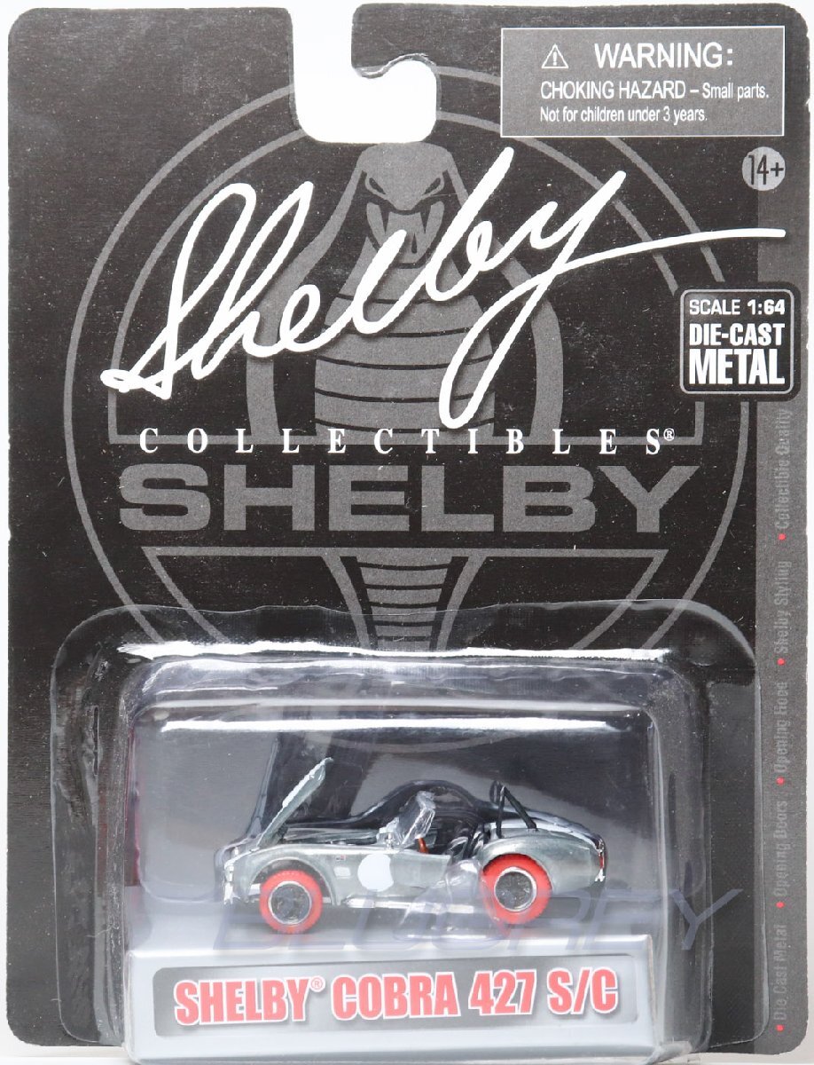 Shelby Collectibles 1/64 シェルビー コブラ 427 S/C グレー シェルビーコレクティブルズ Cobra ミニカーの画像1