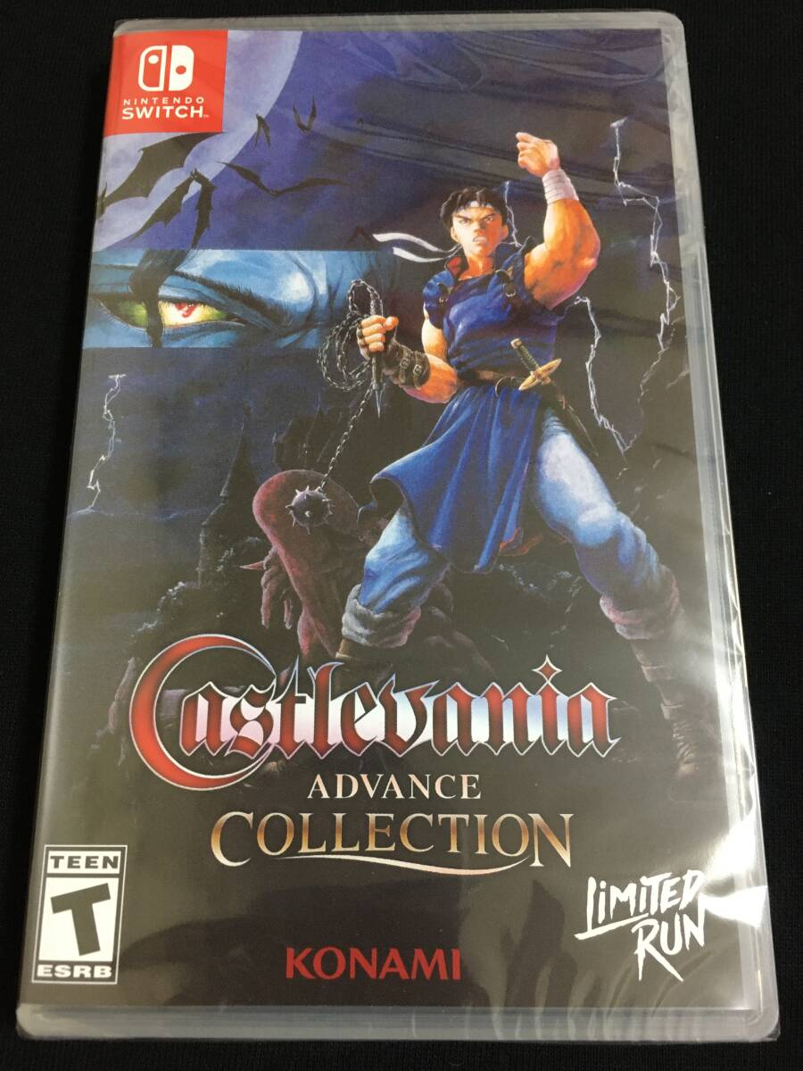 海外版Switch CASTLEVANIA ADVANCE COLLECTION ドラキュラXジャケットver. ★北米版スイッチ キャッスルヴァニア アドバンスコレクション