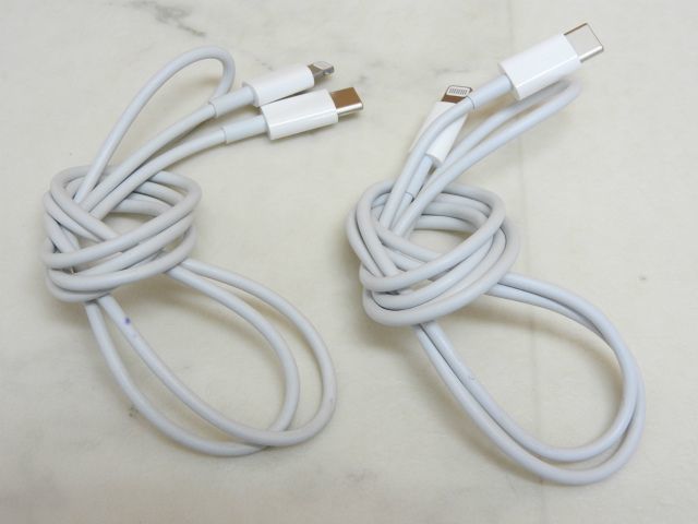 中古 Apple USB-C 18W A1720 / USB-C - Lightningケーブル 6点セット_画像9