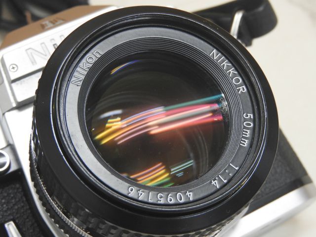 動作未確認 Nikon EL2 NIKKOR 50mm 1:1.4 ニコン 一眼レフ フィルムカメラ ジャンク 現状渡し_画像7