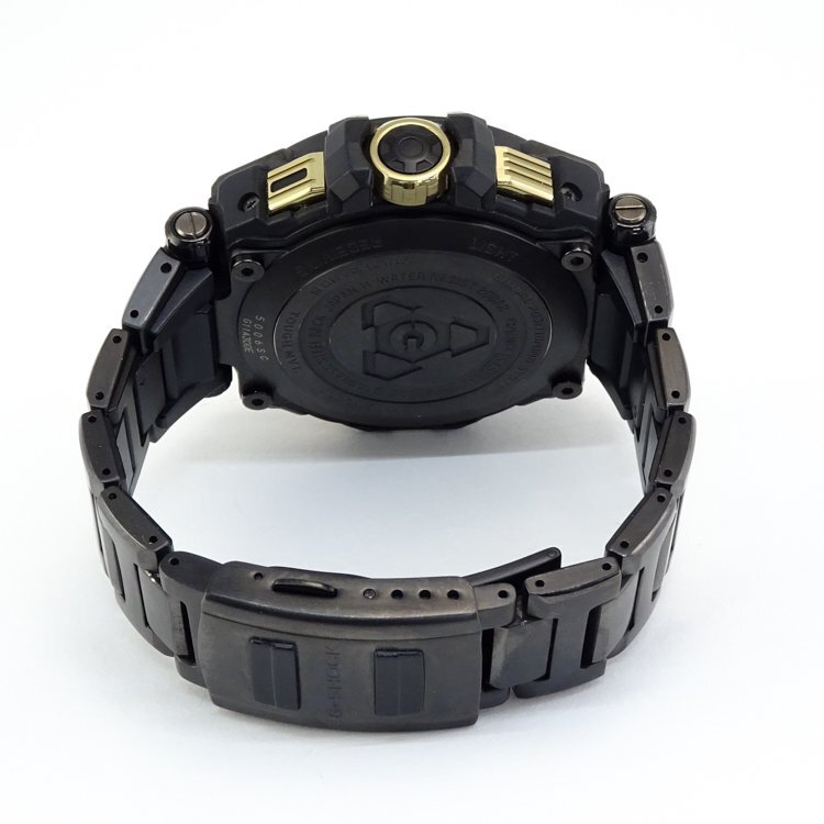 【1円】カシオ CASIO G-SHOCK ウォッチ 腕時計 GPS ハイブリッド電波ソーラー マルチバンド6 MTG-G1000GB-1AJF SS 黒盤 動作品 40755_画像4