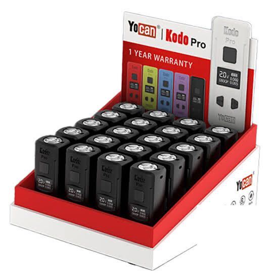Yocan Kodo Pro 液晶付き BoxMod 510スレッド バッテリー CBD CBN_画像9