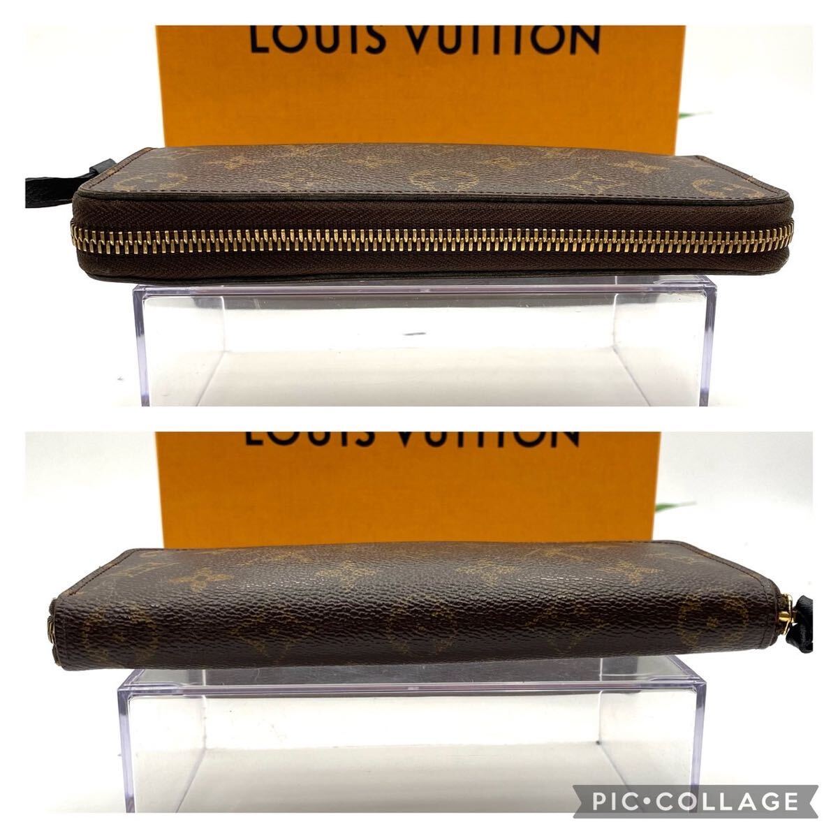 美品 ヴィトン モノグラム クレマンス ポルトフォイユ ラウンドファスナー 長財布 系 モノグラム ジッピー LOUIS VUITTON_画像5